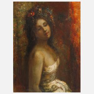 Guy Cambier, attr., Mädchenbildnis