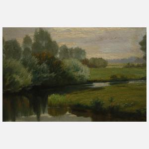 Wilhelm Clemens, Landschaft mit See