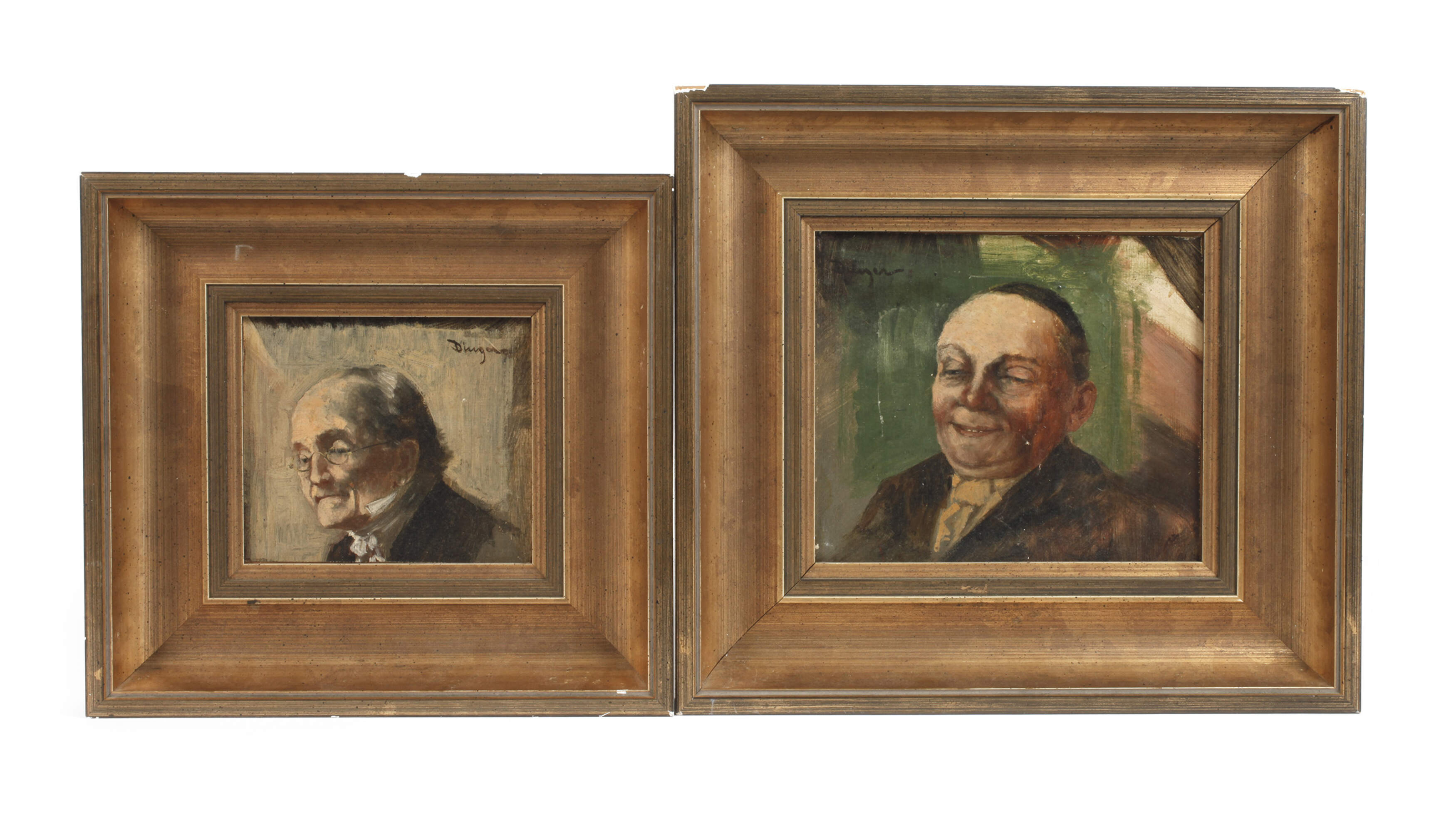 Otto Dinger, Pendants Portraitstudien