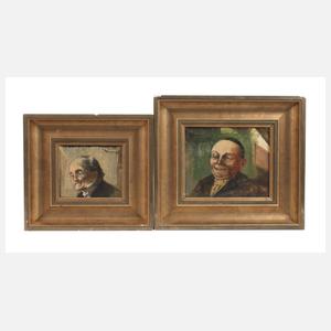 Otto Dinger, Pendants Portraitstudien