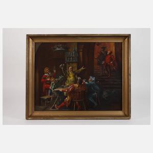 Ernst, Faust mit Mephisto in Auerbachs Keller