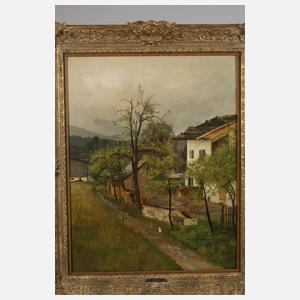 August Fink, Bauernhof bei Lenggries