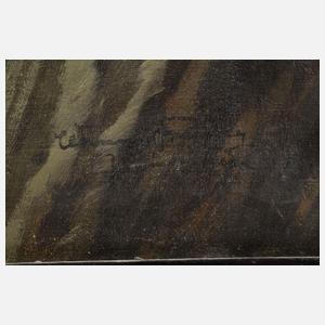 Clemens Freitag, Balzender Auerhahn im Gebirge