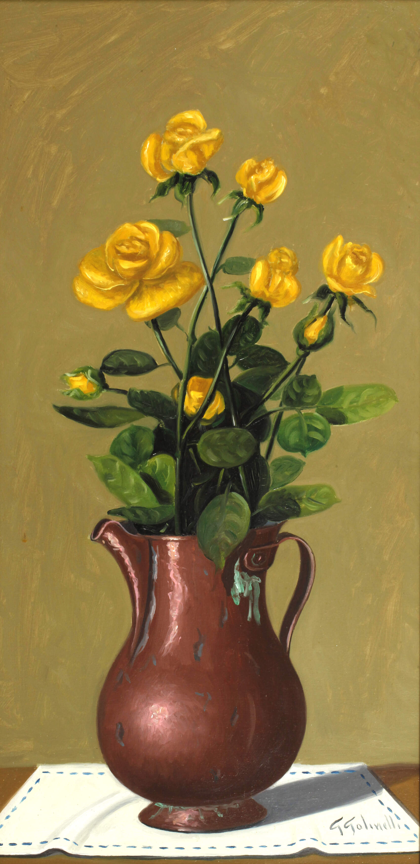 Gabriele Golinelli, Stillleben mit Kupferkanne