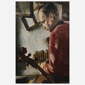 Prof. Hermann Graf, Beim Geigenbauer