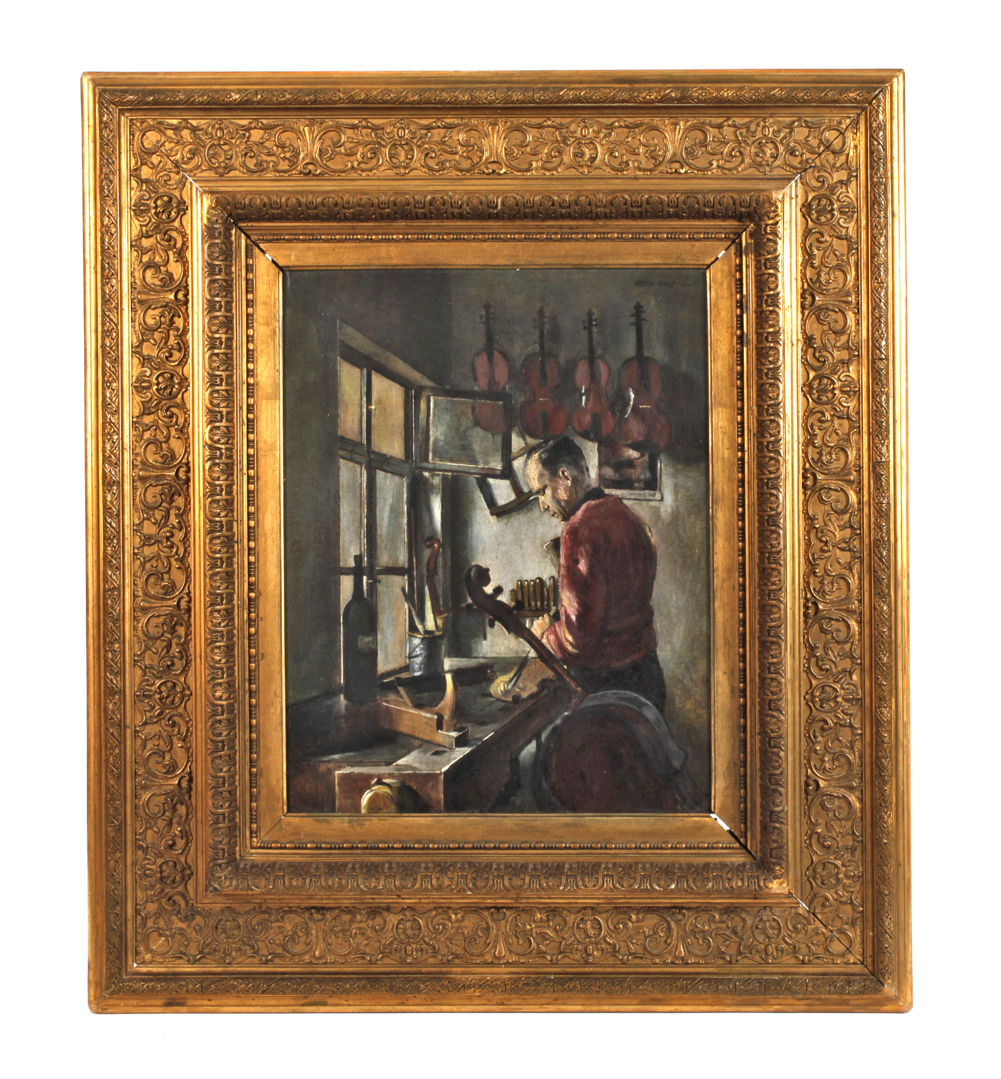 Prof. Hermann Graf, Beim Geigenbauer