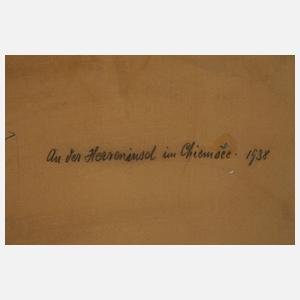 Fritz Halberg-Krauss, Fischer am Chiemsee