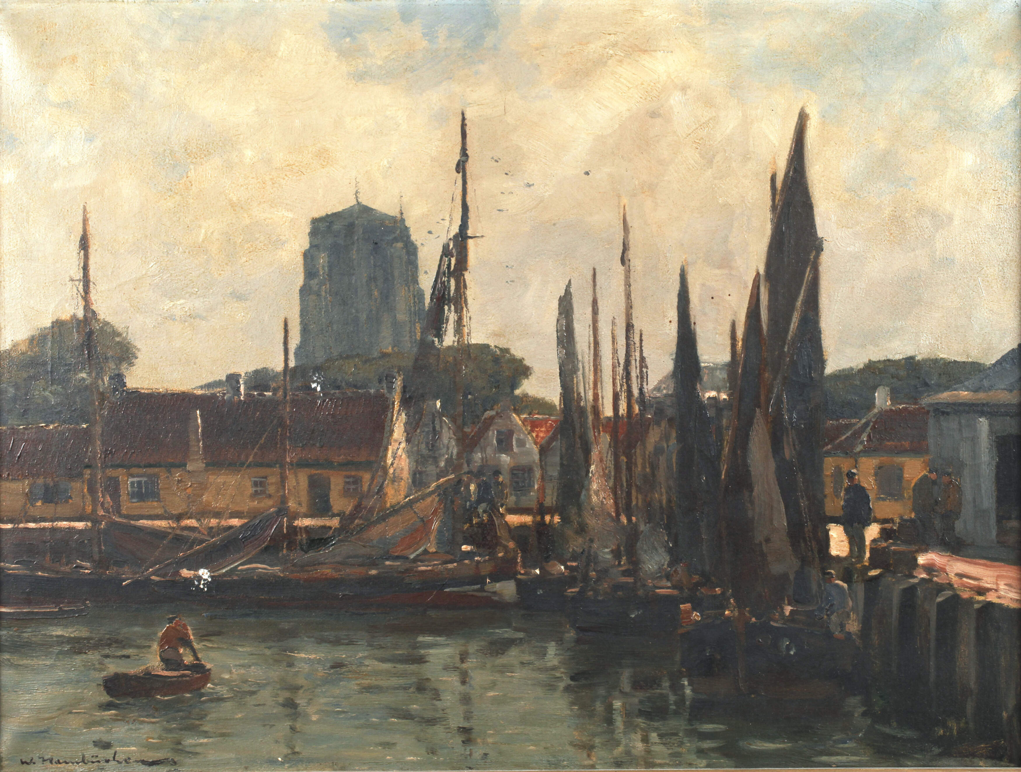 Wilhelm Hambüchen, Hafenansicht