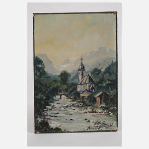 Otto Hamel, Ansicht von Ramsau