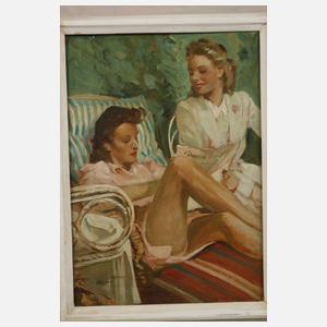 Kurt Heiligenstaedt, zwei junge Frauen