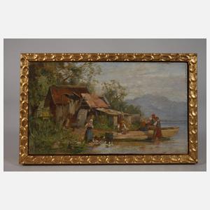 Carl Adam Heinisch, Am Seeufer