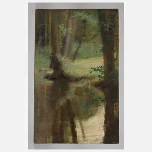 Sepp Hilz, Sommerliche Uferszene