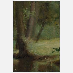 Sepp Hilz, Sommerliche Uferszene