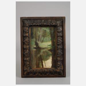 Sepp Hilz, Sommerliche Uferszene