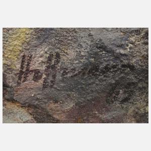 Arnold Hoffmann, attr., Mediterrane Stadtansicht