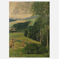 Eugen Hönig, Sommerlandschaft mit Strohpuppen111