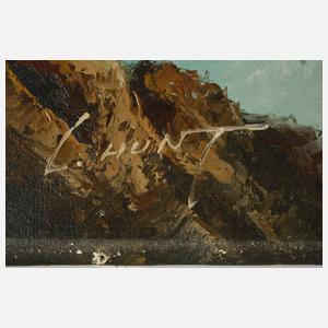 L. Hunt, Stimmungsvolle Küstenpartie