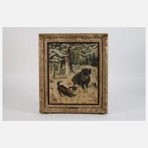 Willi Kant, Begegnung im Winterwald