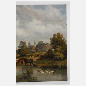 Hubert Kaplan, An der Tränke