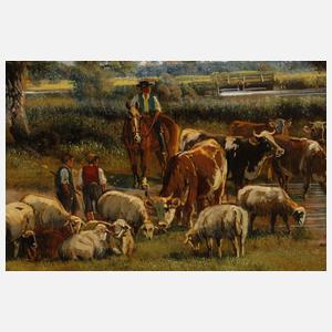 Hubert Kaplan, An der Tränke