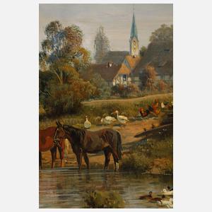 Hubert Kaplan, An der Tränke