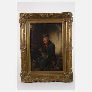 Hermann Kern, Ertappt! Stiller Zecher im Gewölbe