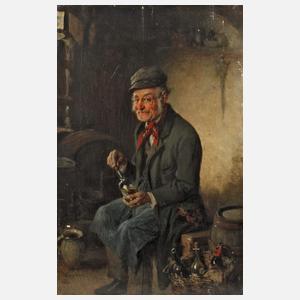 Hermann Kern, Ertappt! Stiller Zecher im Gewölbe