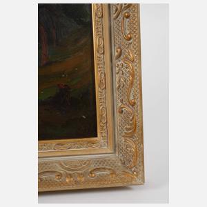 W. Kraus, Romantische Abendlandschaft