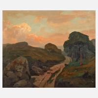 W. Kraus, Romantische Abendlandschaft111