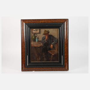 Max Krombach, Älterer Bayer am Küchentisch