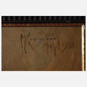 Max Krombach, Älterer Bayer am Küchentisch