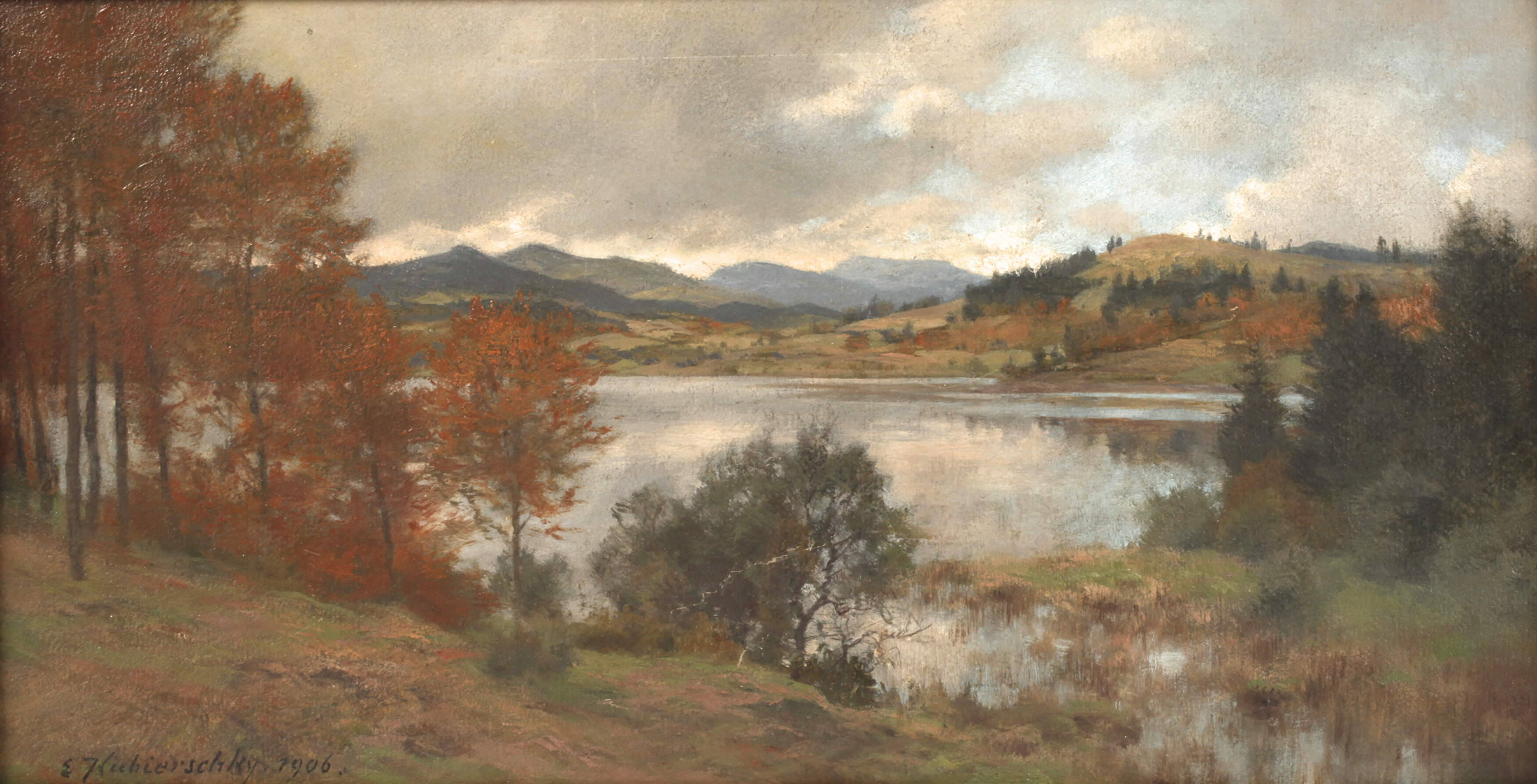 Erich Kubierschky, Herbstliche Seenlandschaft