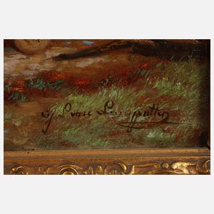 Jef Louis van Leemputten, attr., Paar Hühnerbilder