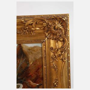 Jef Louis van Leemputten, attr., Paar Hühnerbilder