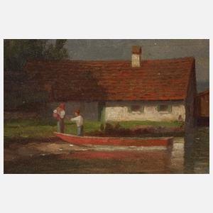 Curt Leopold, Fischerhütte am See