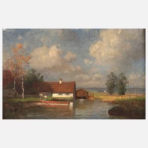 Curt Leopold, Fischerhütte am See