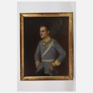 Eugen Mook, attr., Offiziersbildnis 1. Weltkrieg