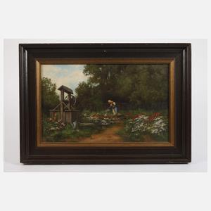 Laszlo Neogrady, "Im Blumengarten"