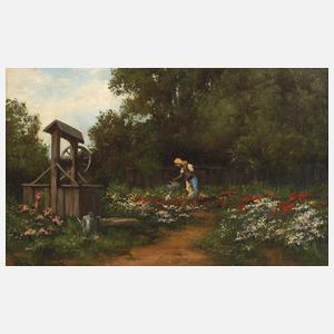 Laszlo Neogrady, "Im Blumengarten"