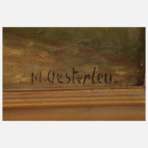 Marie Oesterley, Reetgedeckte Bauernhäuser