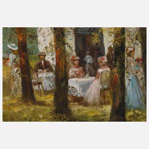 Madjid Rahnavard, Gesellschaft vorm Gartenlokal