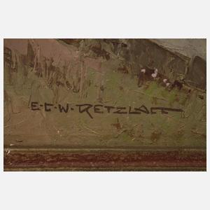 Ernst Carl Walter Retzlaff, "Mittenwald am Karwendel"