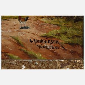 Karl Rohrhirsch, Planwagen auf der Landstraße