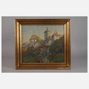 Paul Sollmann, Ansicht Rothenburg ob der Tauber