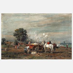 Karl Stuhlmüller, "Kartoffelernte bei Etzenhausen"