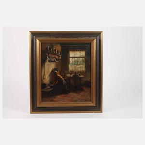 Louis van der Tonge, Interieur mit Mutter und Kind