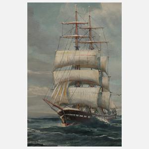 K. Treiber, Segler im Wind