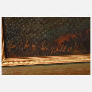 Fritz Uphoff, Ostseestrand im Sonnenuntergang