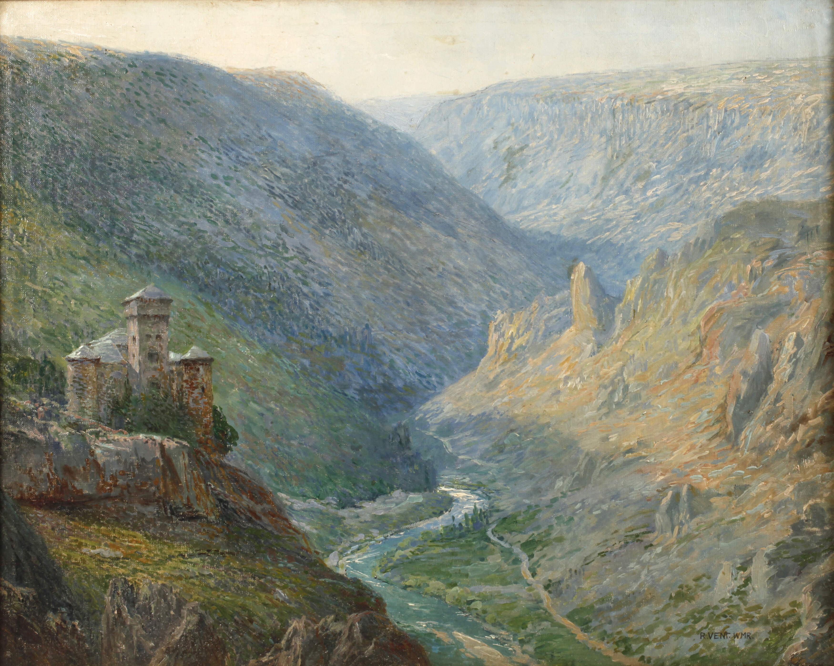 Rudolf Vent, Burg im Gebirge