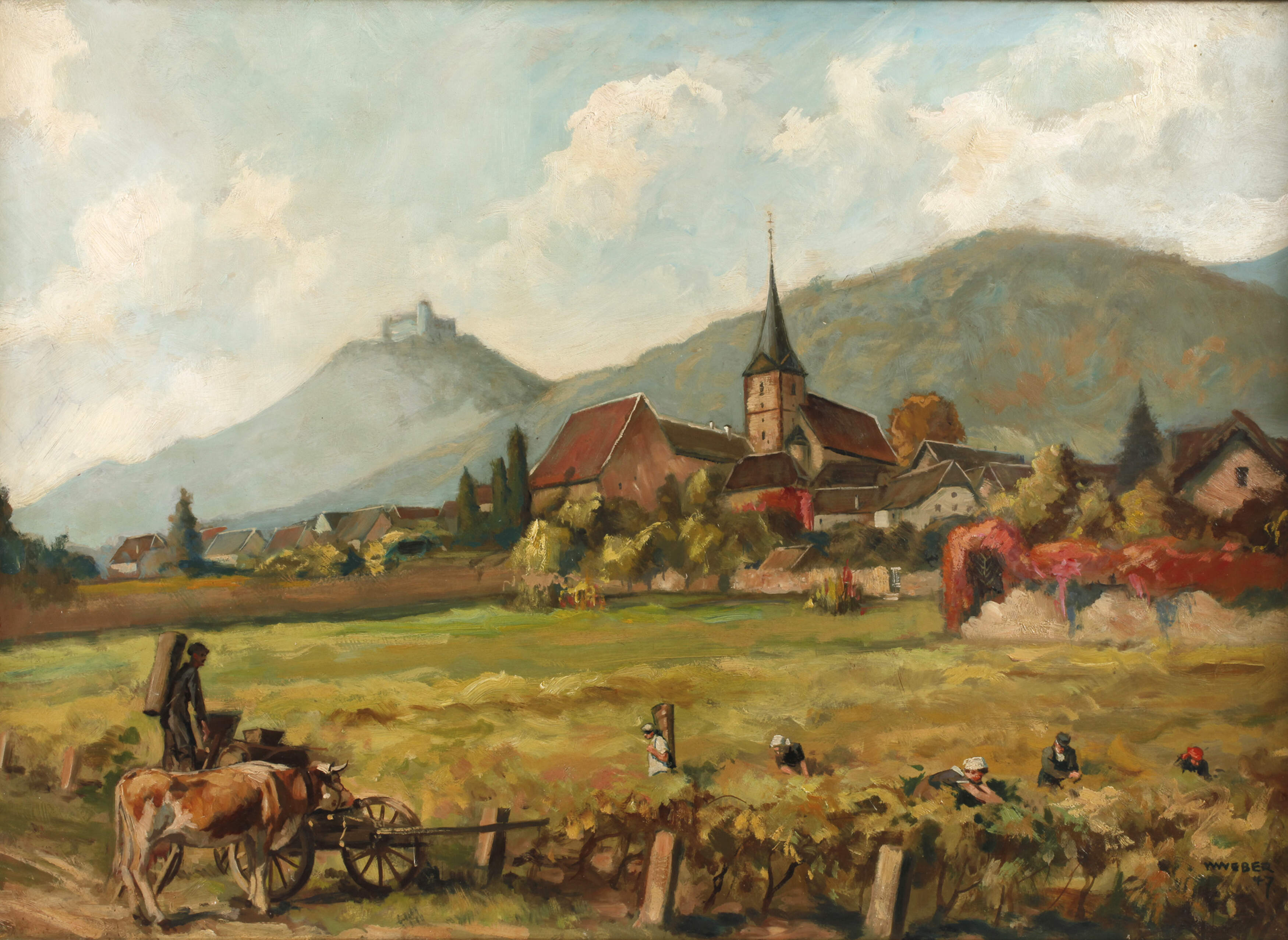 Willy Weber, Sommerlandschaft